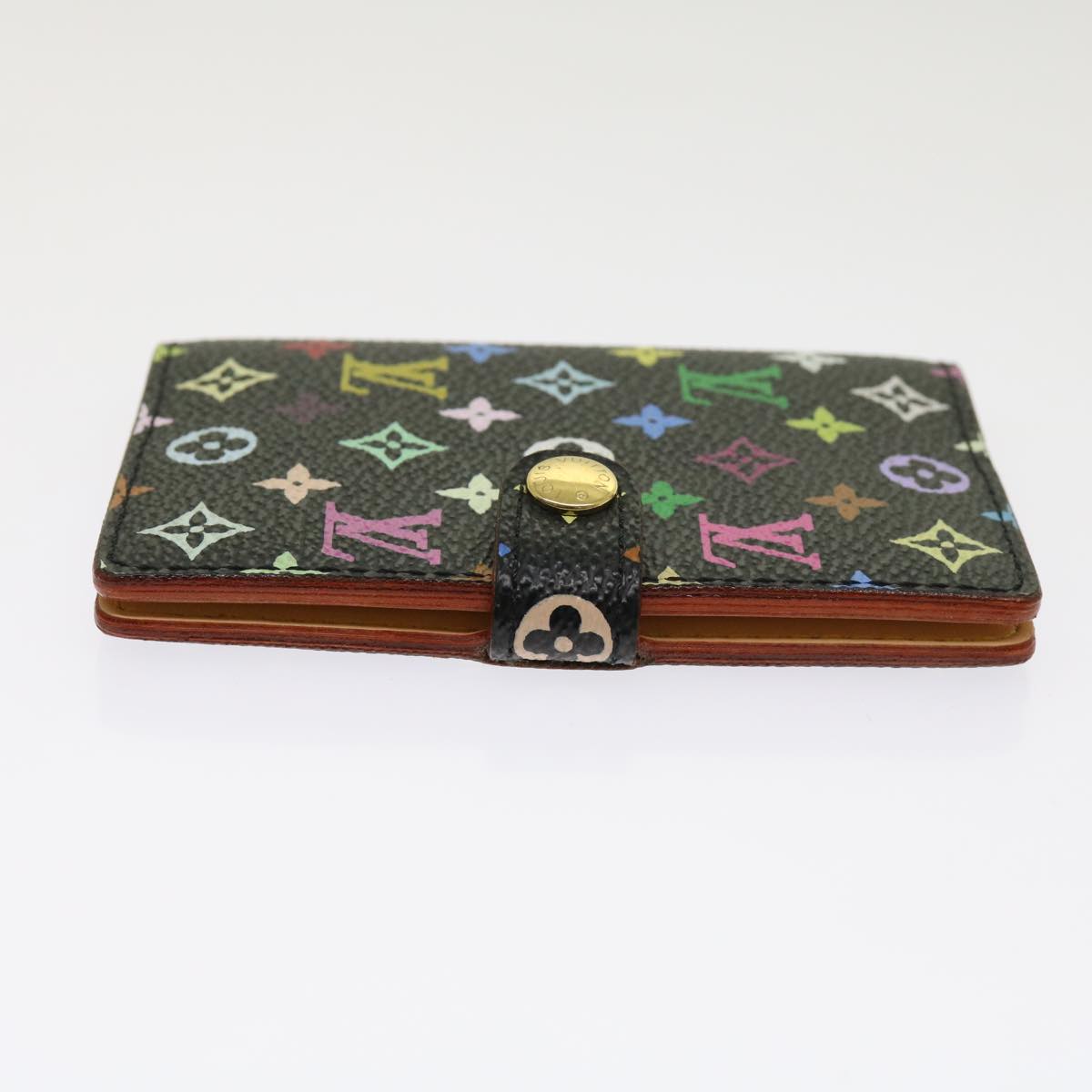 LOUIS VUITTON Multicolor Carne de Val Agenda Note Cover Black M92652 ki4040