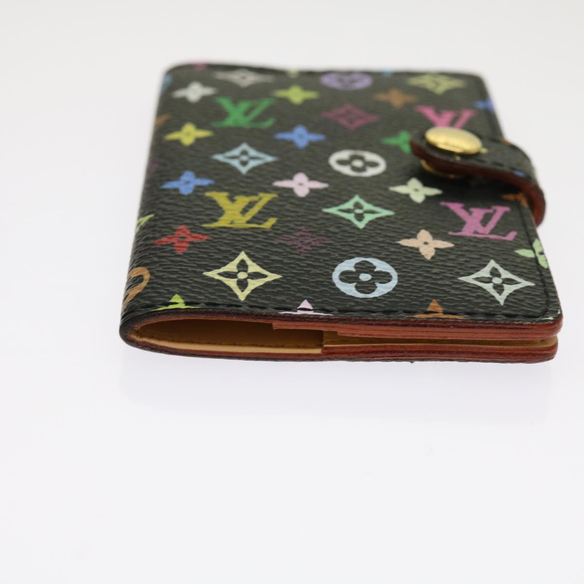 LOUIS VUITTON Multicolor Carne de Val Agenda Note Cover Black M92652 ki4040