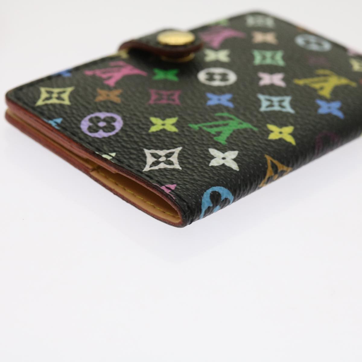 LOUIS VUITTON Multicolor Carne de Val Agenda Note Cover Black M92652 ki4040