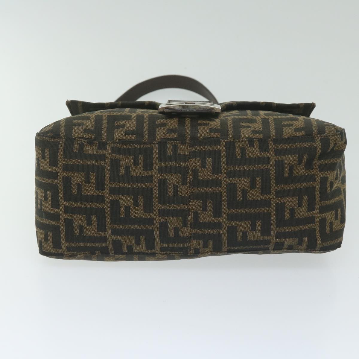 FENDI Zucca Canvas Mamma Baguette Shoulder Bag Black 33492 26325 008 ki4044