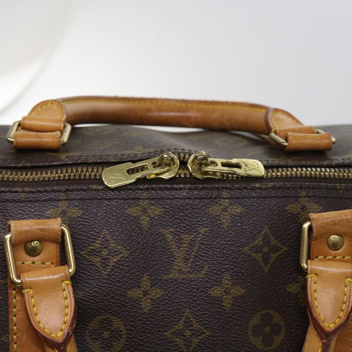 LOUIS VUITTON Monogram Keepall Bandouliere 60 Boston Bag M41412 LV ki4047