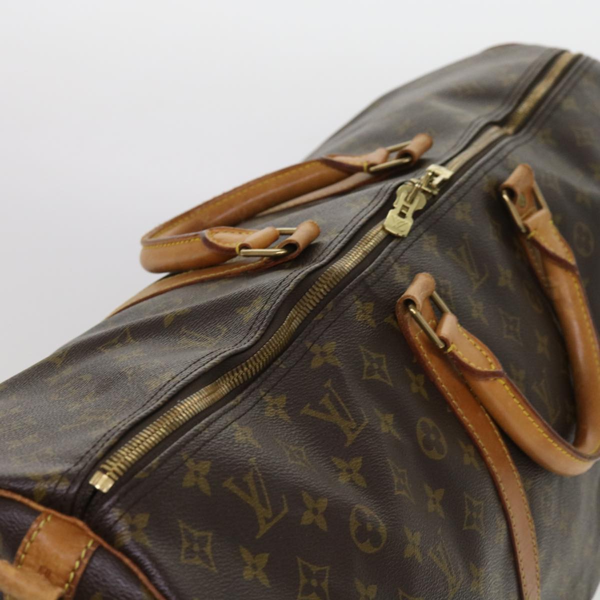 LOUIS VUITTON Monogram Keepall Bandouliere 60 Boston Bag M41412 LV ki4047