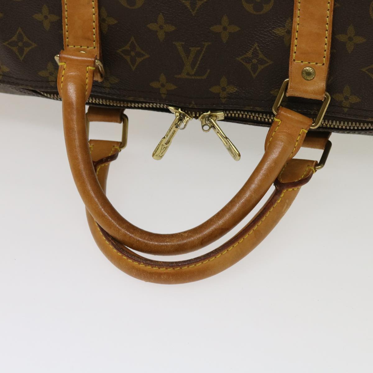 LOUIS VUITTON Monogram Keepall Bandouliere 60 Boston Bag M41412 LV ki4047