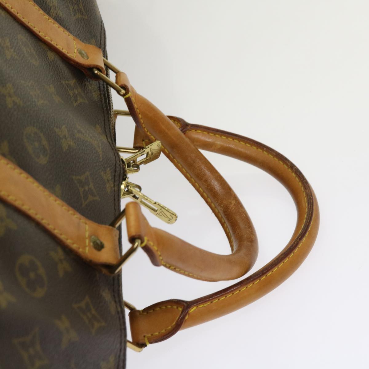 LOUIS VUITTON Monogram Keepall Bandouliere 60 Boston Bag M41412 LV ki4047