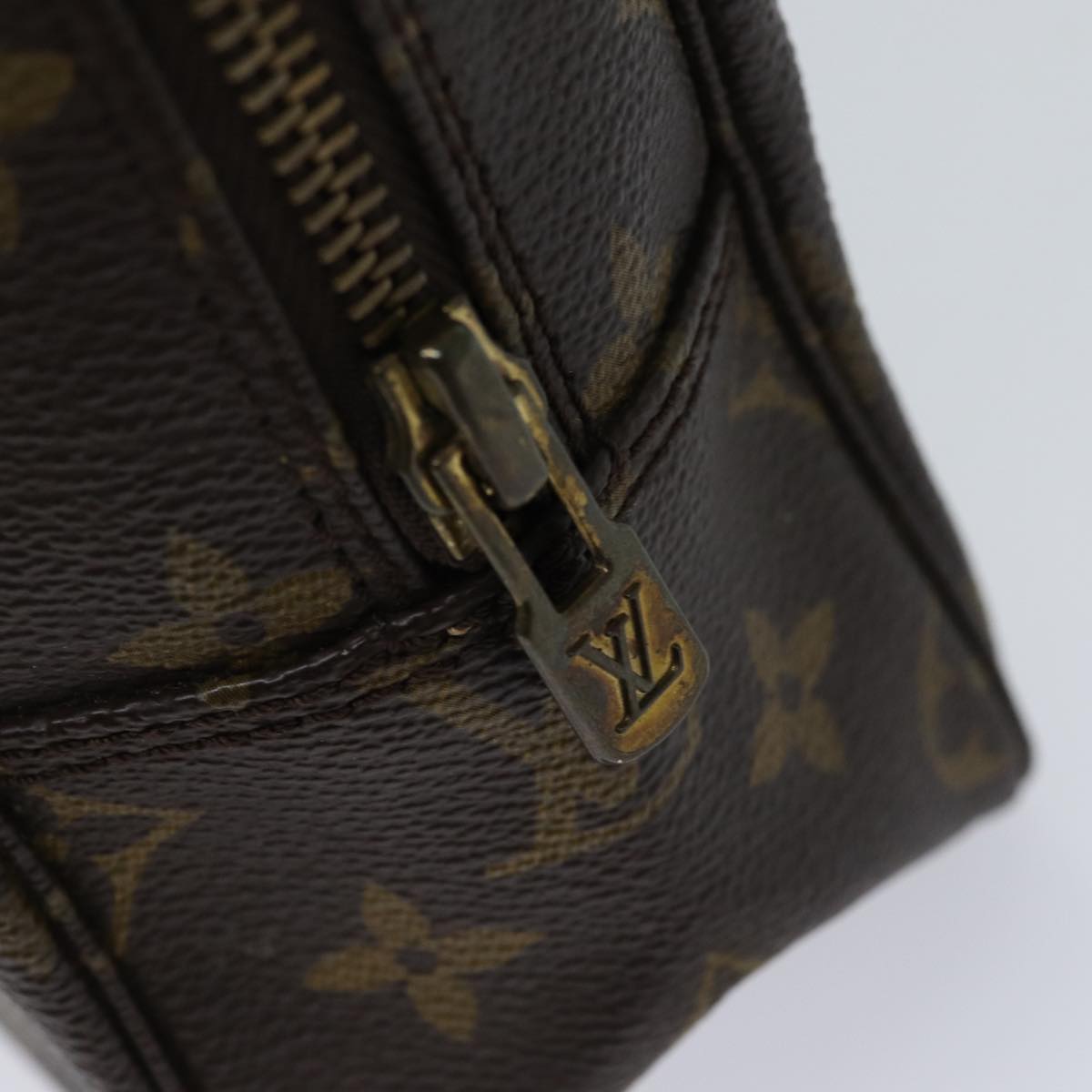 LOUIS VUITTON Monogram Trousse Toilette 28 Clutch Bag M47522 LV ki4349
