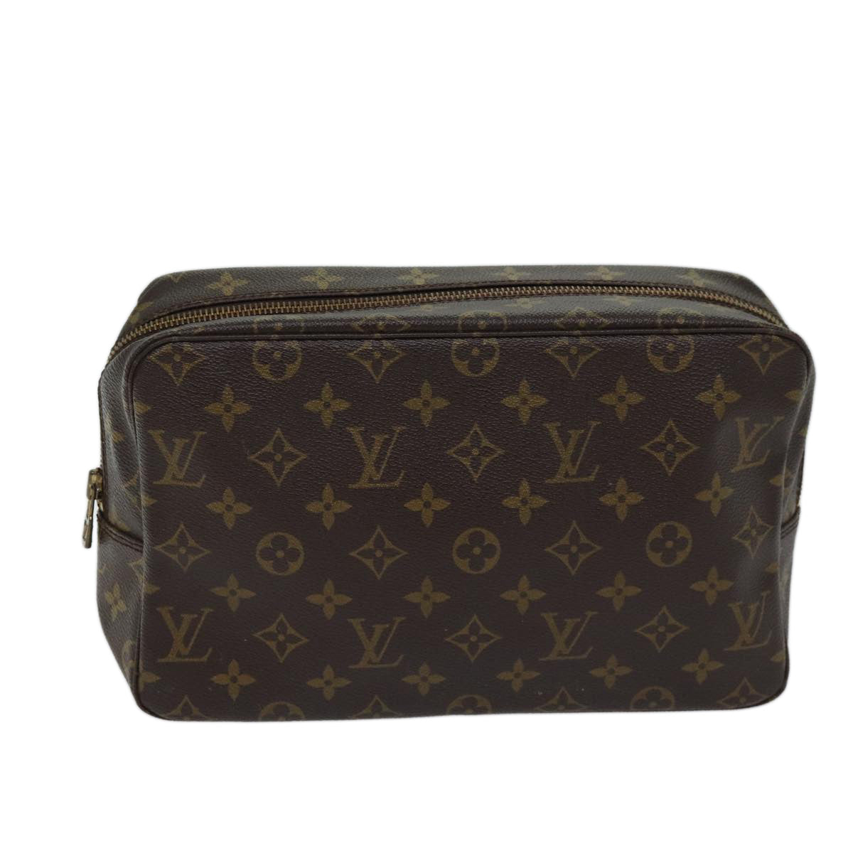 LOUIS VUITTON Monogram Trousse Toilette 28 Clutch Bag M47522 LV ki4349