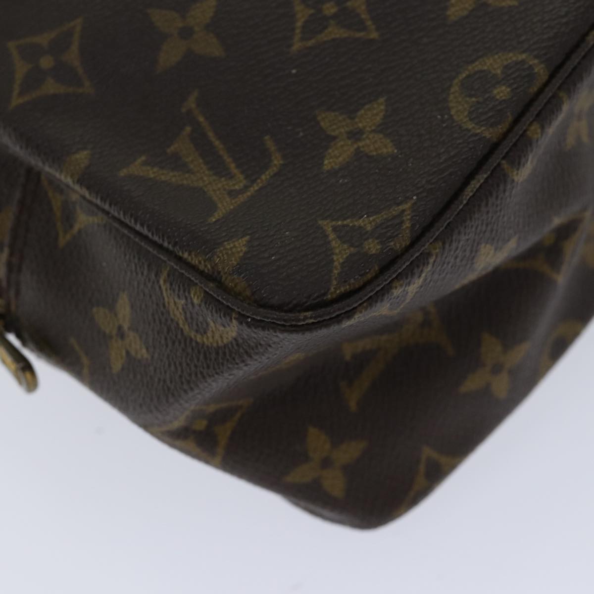 LOUIS VUITTON Monogram Trousse Toilette 28 Clutch Bag M47522 LV ki4349