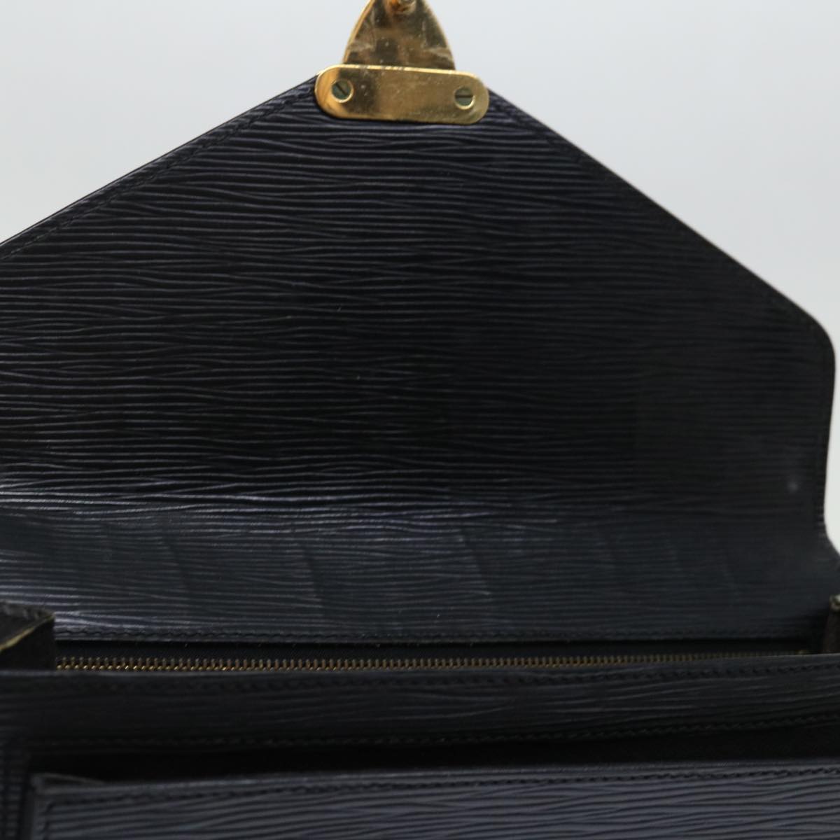 LOUIS VUITTON Epi Serie Dragonne Hand Bag Black M52612 LV ki4359