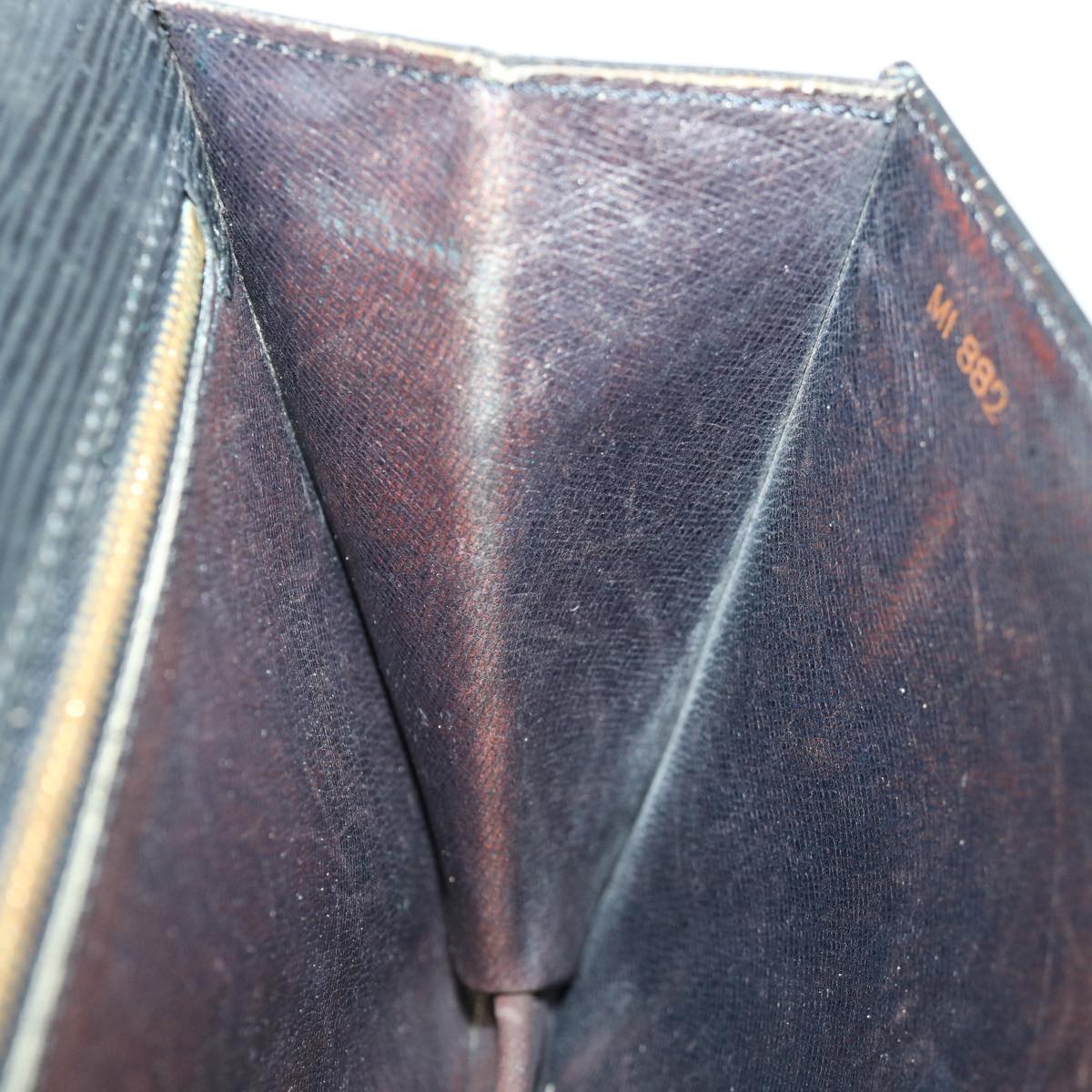 LOUIS VUITTON Epi Serie Dragonne Hand Bag Black M52612 LV ki4359