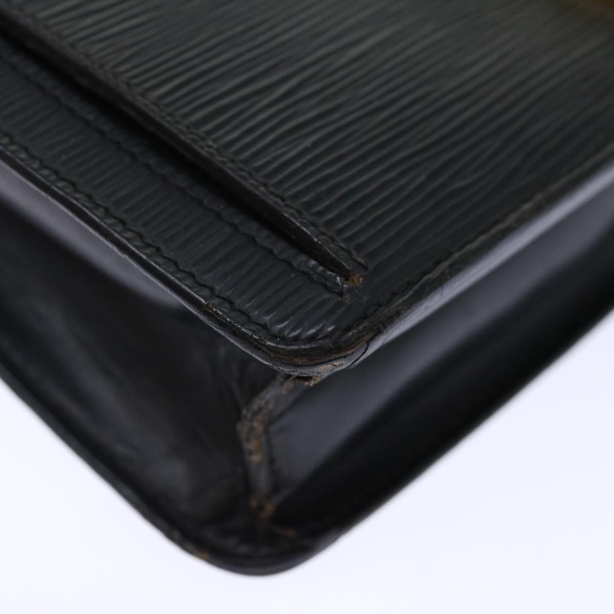 LOUIS VUITTON Epi Serie Dragonne Hand Bag Black M52612 LV ki4359