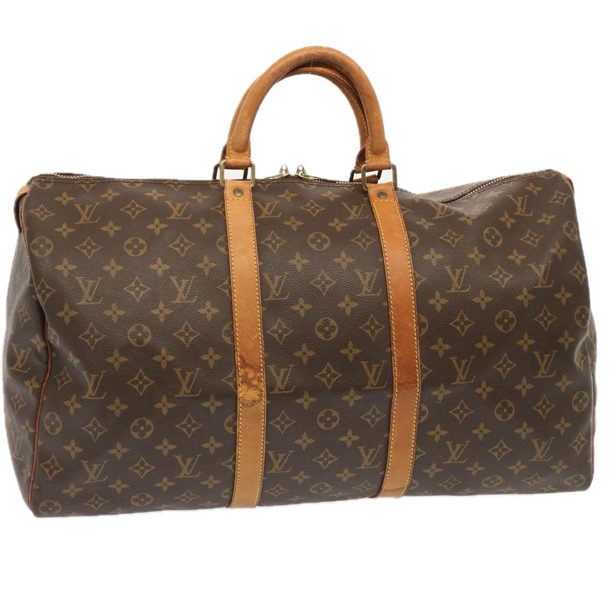 LOUIS VUITTON Monogram Keepall 50 Boston Bag M41426 LV ki4366