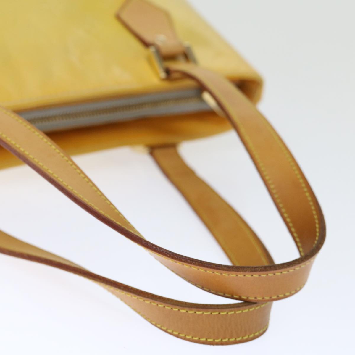 LOUIS VUITTON Monogram Vernis Houston Hand Bag Gris M91053 LV ki4372
