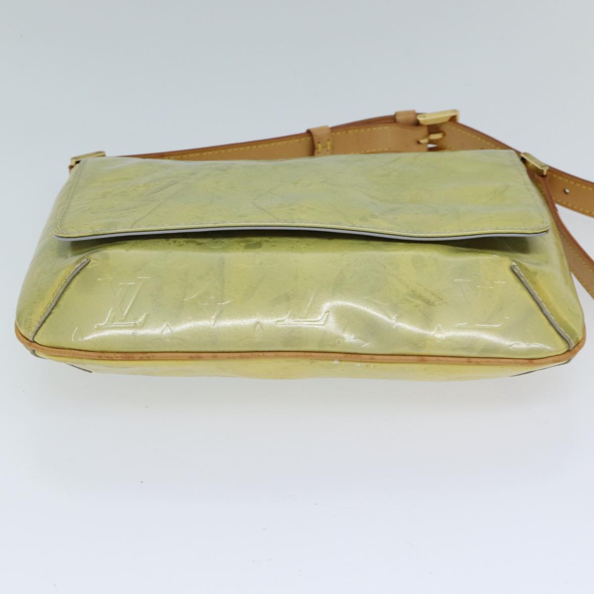 LOUIS VUITTON Monogram Vernis Thompson Street Bag Gris M91008 LV ki4383