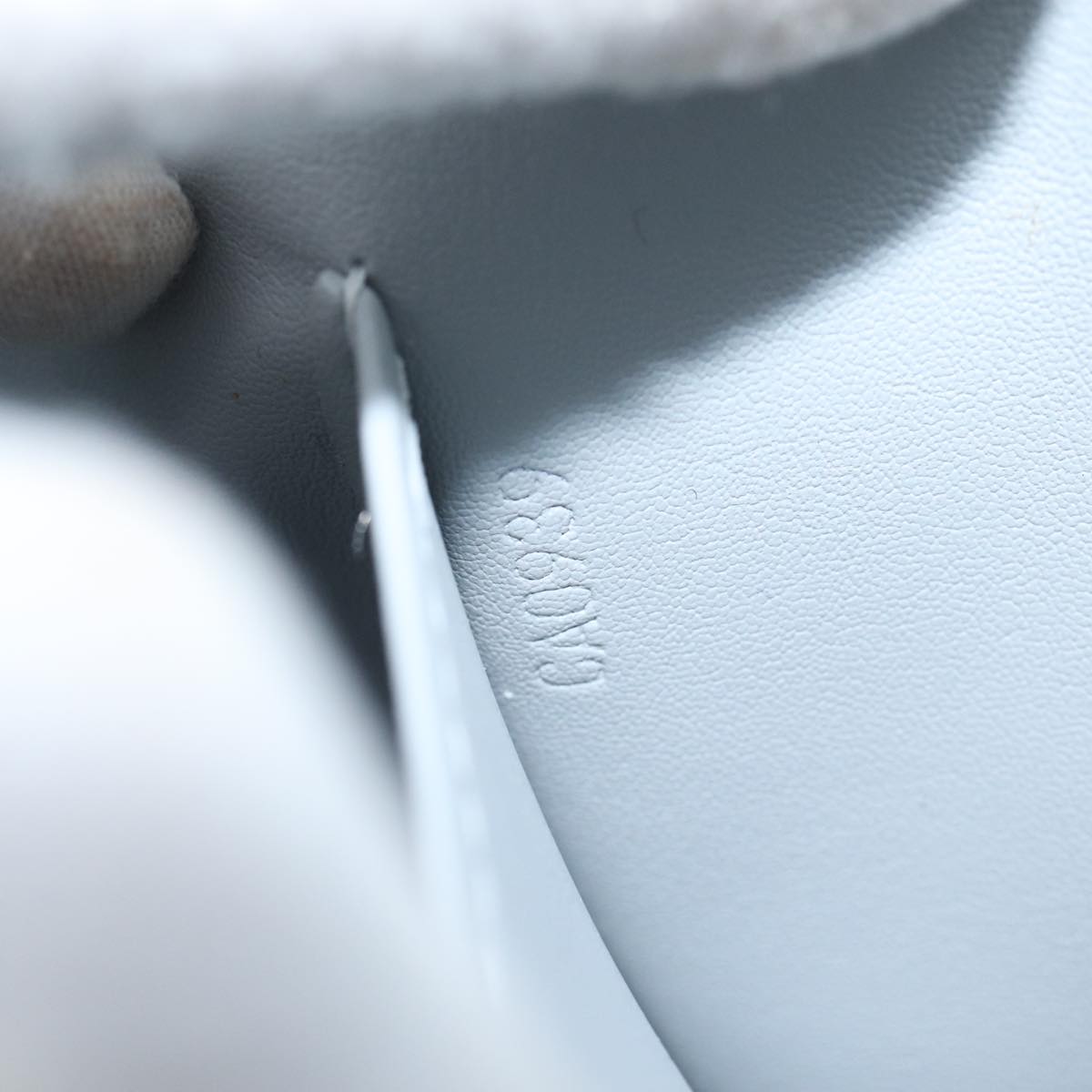 LOUIS VUITTON Monogram Vernis Thompson Street Bag Gris M91008 LV ki4383