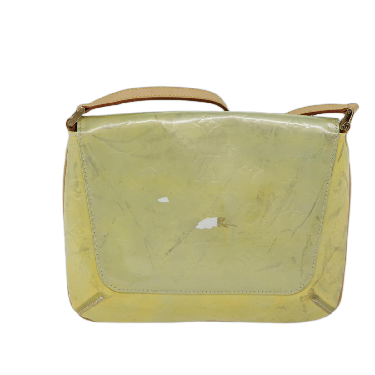 LOUIS VUITTON Monogram Vernis Thompson Street Bag Gris M91008 LV ki4383