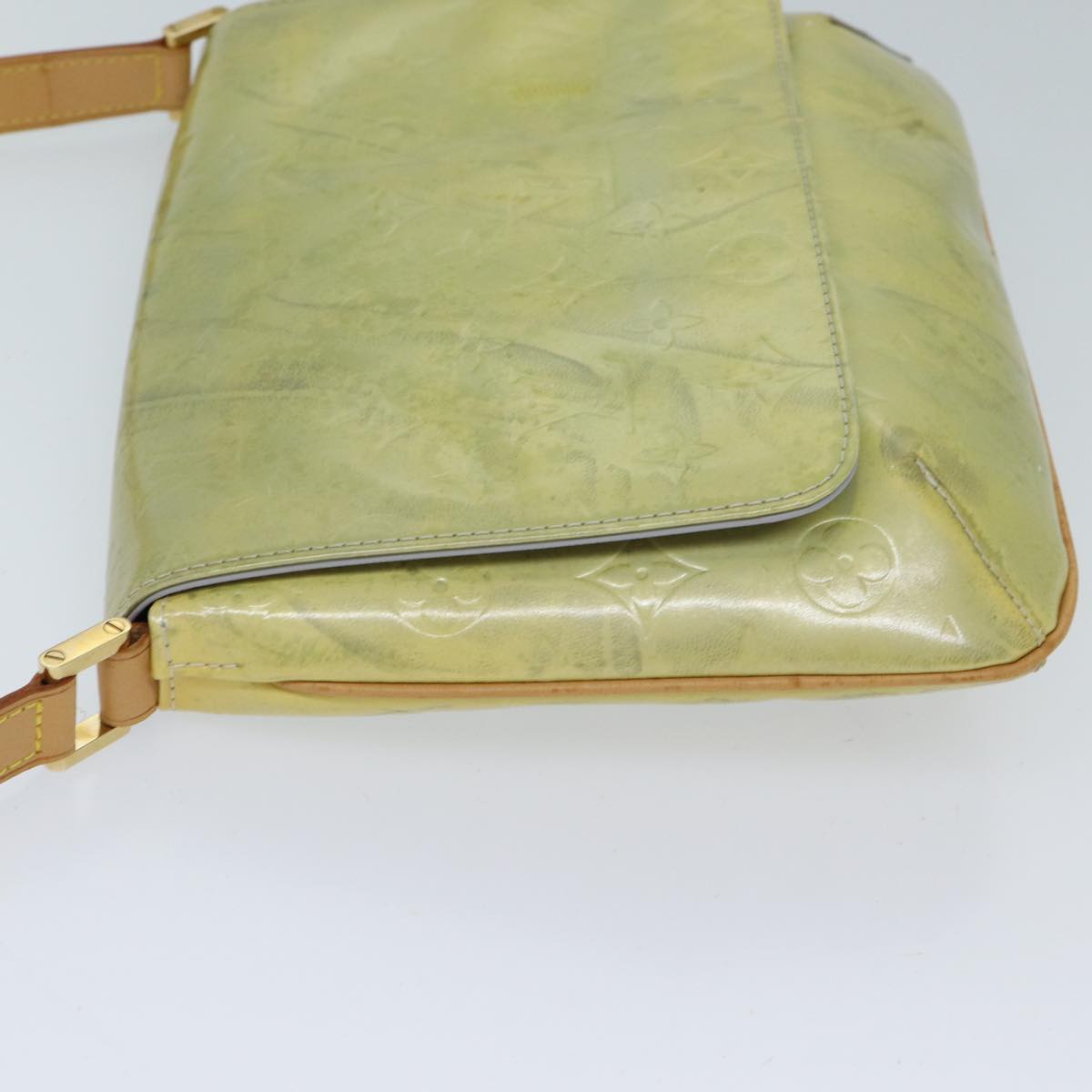 LOUIS VUITTON Monogram Vernis Thompson Street Bag Gris M91008 LV ki4383