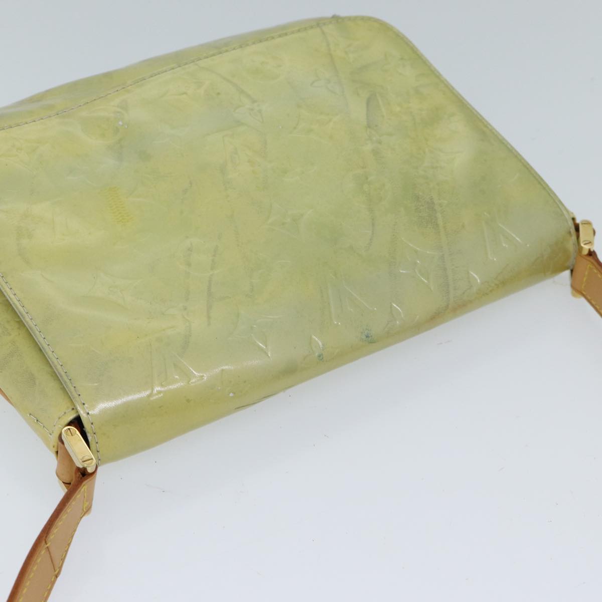 LOUIS VUITTON Monogram Vernis Thompson Street Bag Gris M91008 LV ki4383