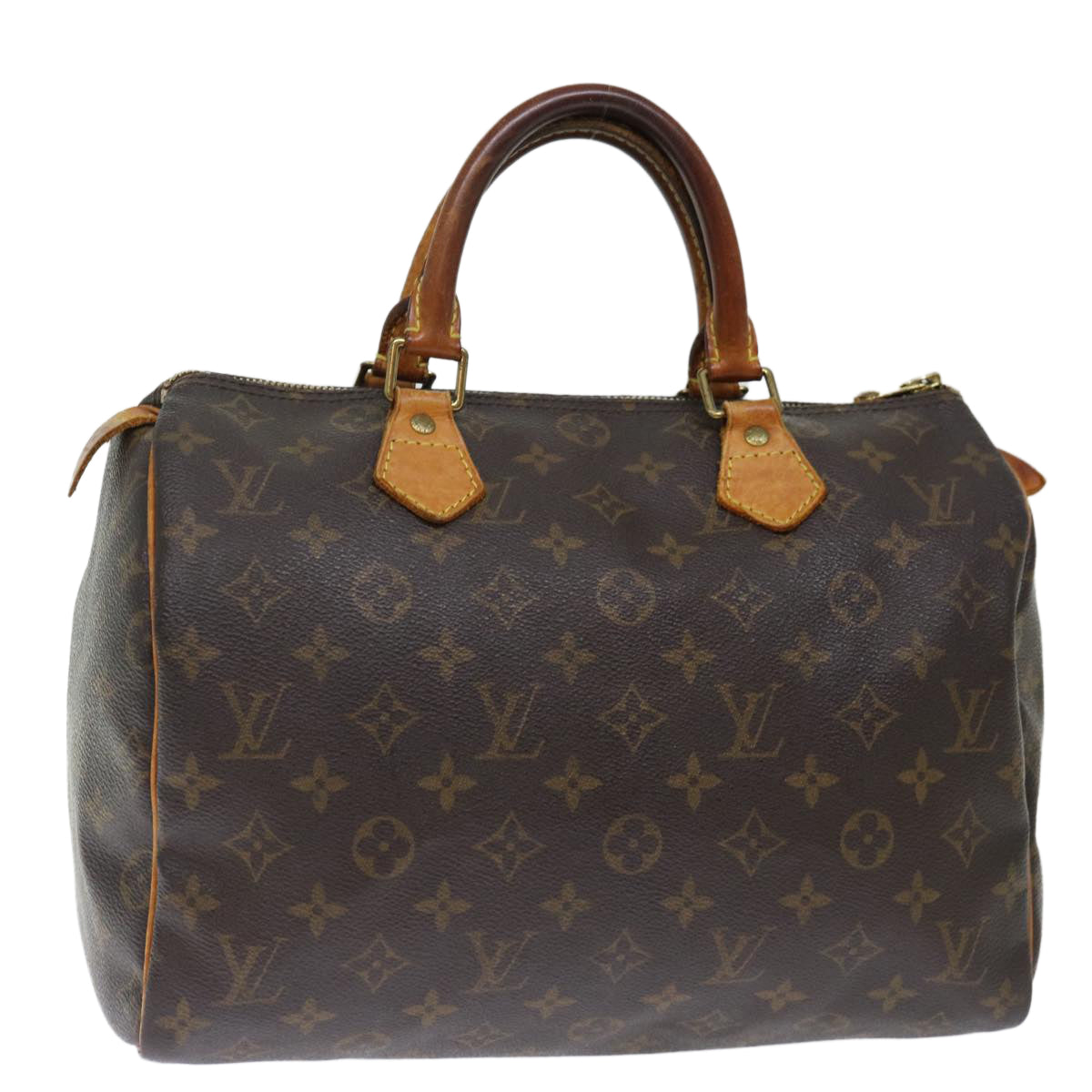 LOUIS VUITTON Monogram Speedy 30 Hand Bag M41526 LV ki4388