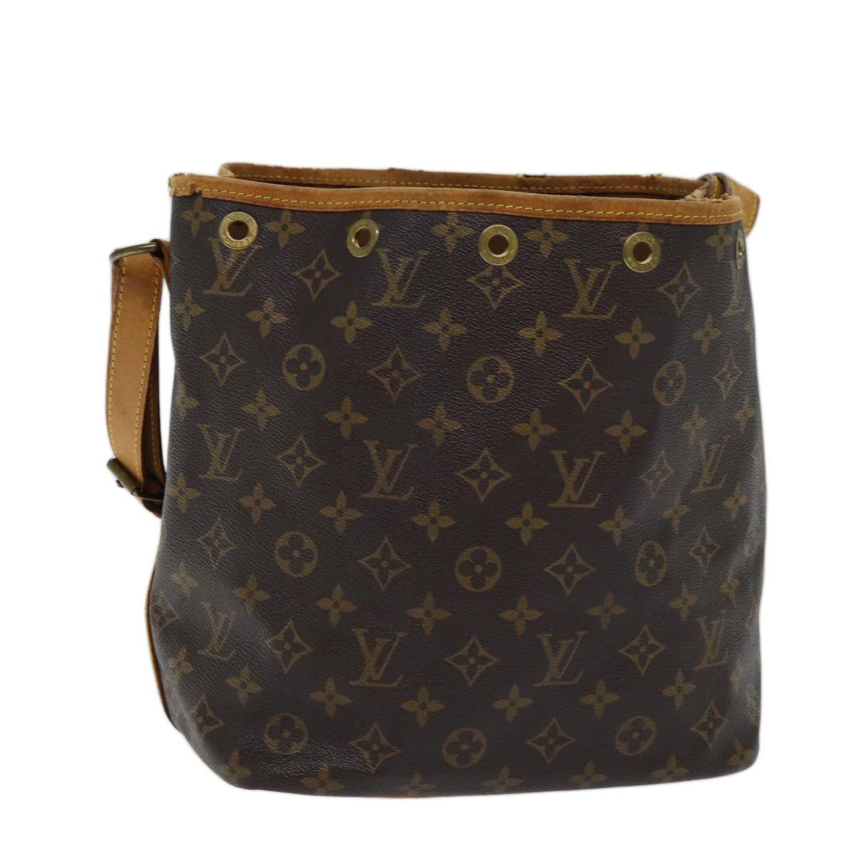 LOUIS VUITTON Monogram Petit Noe Shoulder Bag M42226 LV ki4390