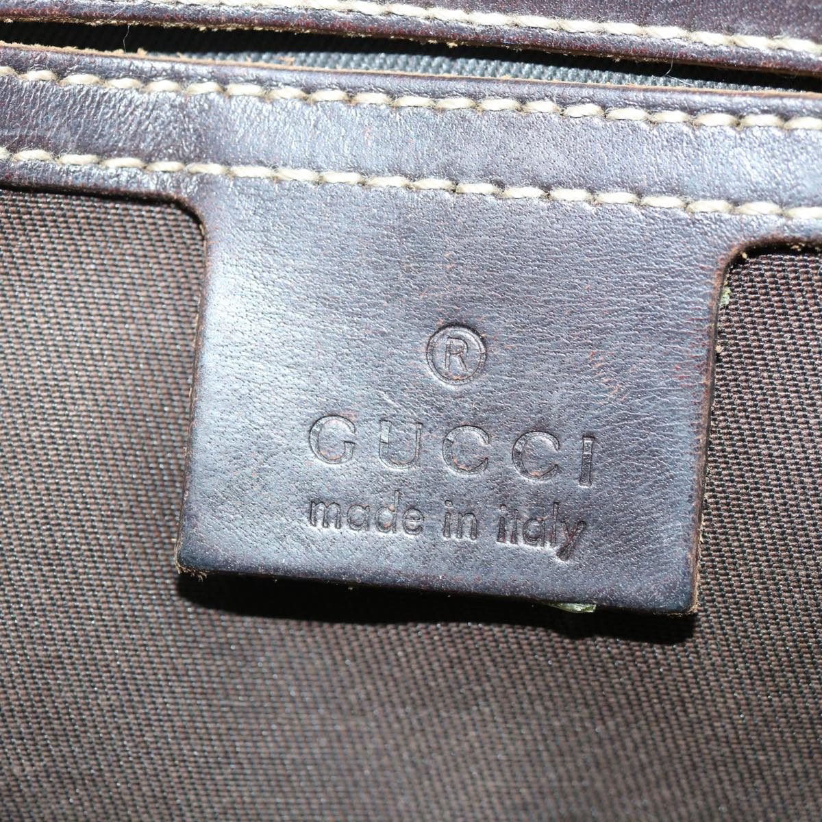 GUCCI GG Supreme Shoulder Bag PVC Beige 201447 ki4395