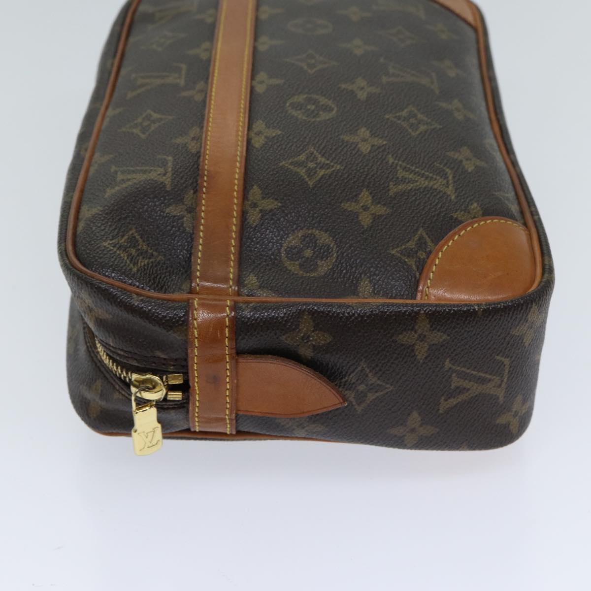 LOUIS VUITTON Monogram Compiegne 28 Clutch Bag M51845 LV ki4398