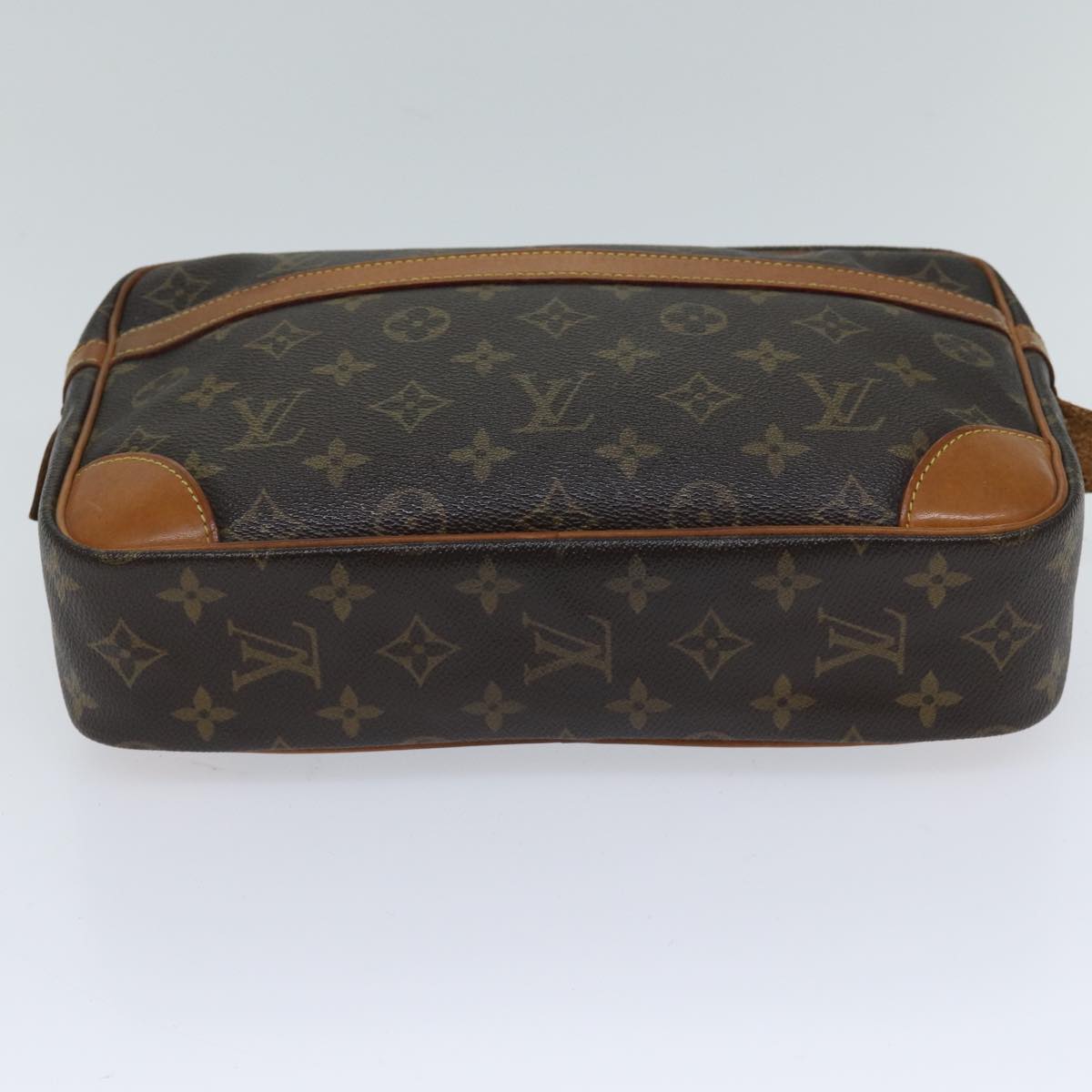 LOUIS VUITTON Monogram Compiegne 28 Clutch Bag M51845 LV ki4398