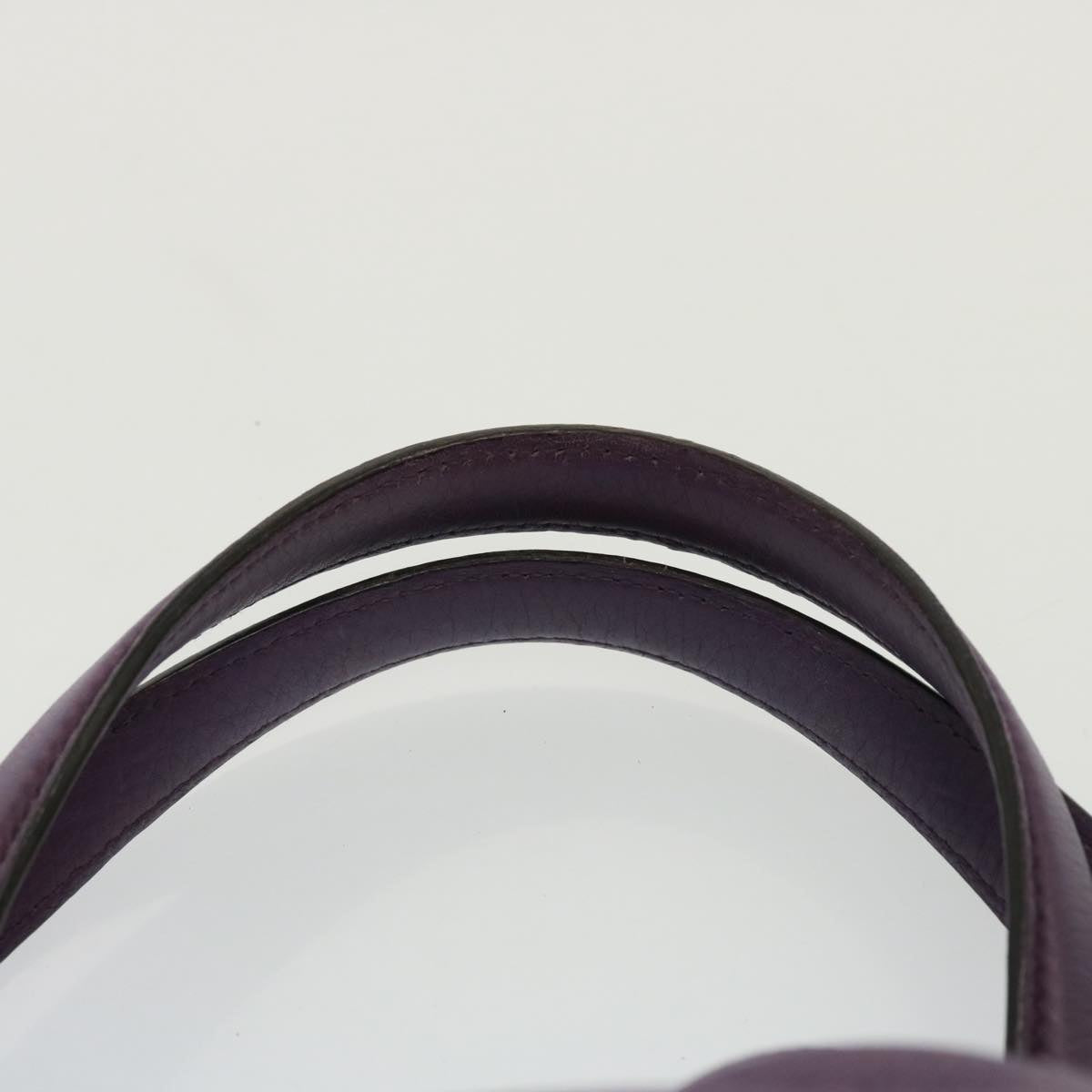 GUCCI Soho Interlocking Fringe Tote Bag Leather Purple 282309 ki4558