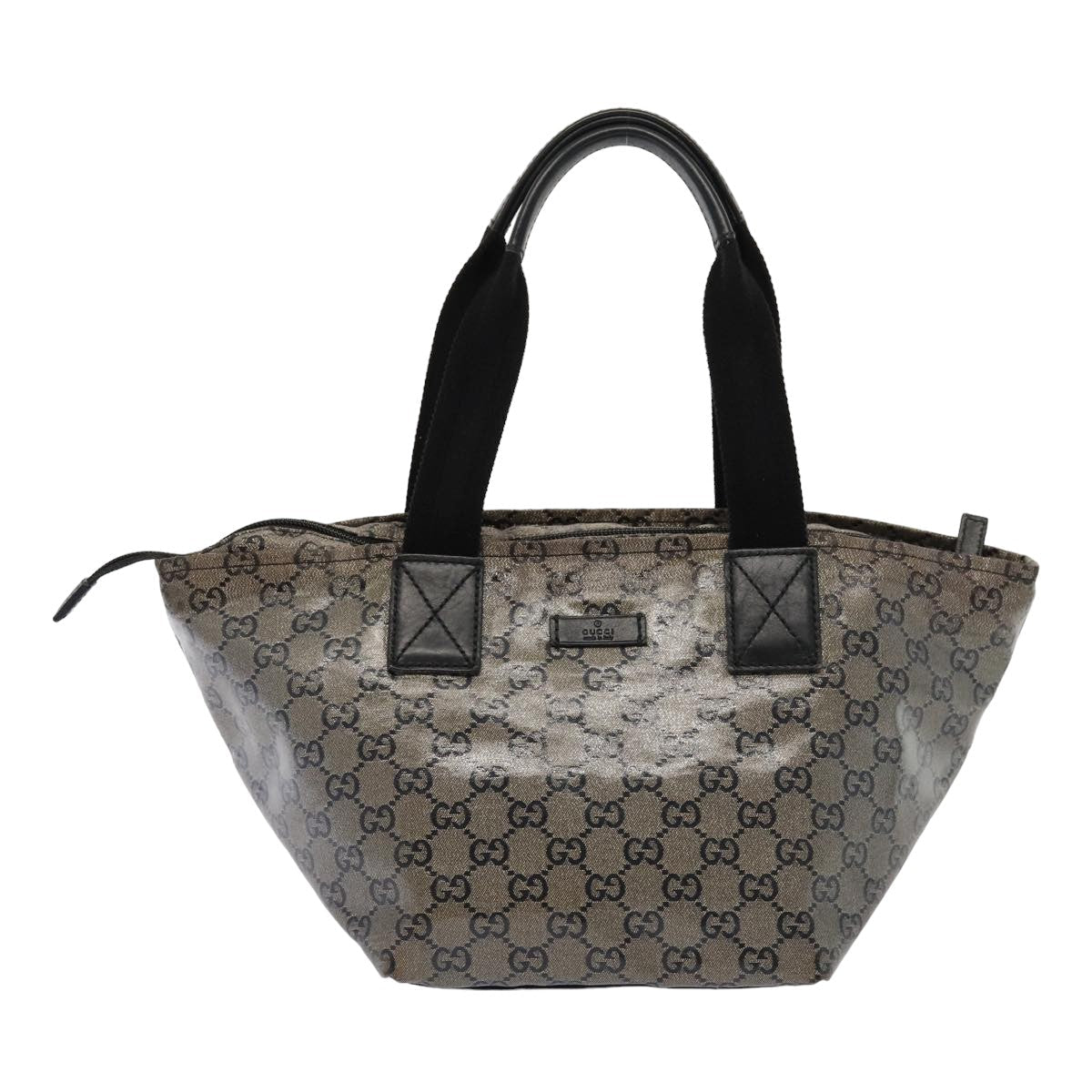 GUCCI GG Crystal Tote Bag Black 131228 ki4586