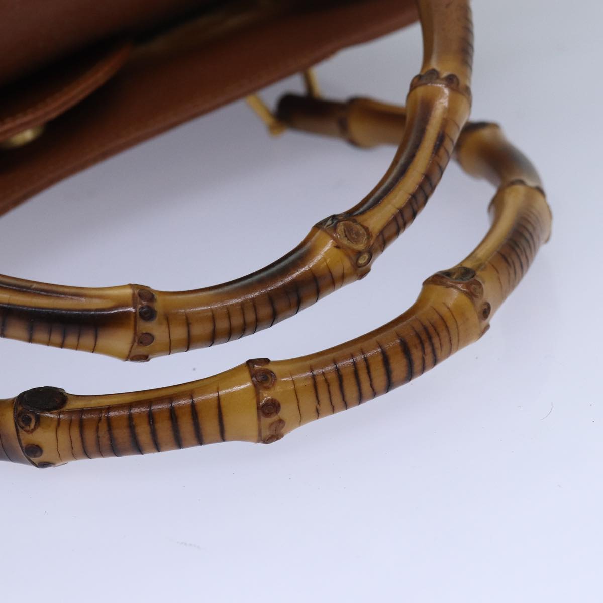 GUCCI Bamboo Diana Hand Bag Leather Brown 002 1186 0260 ki4618