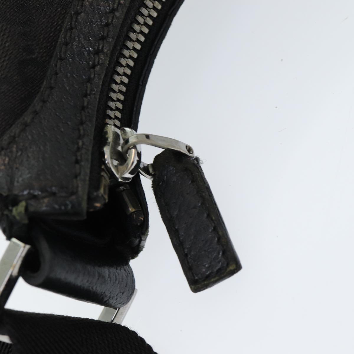GUCCI GG Canvas Shoulder Bag Black 131211 ki4683