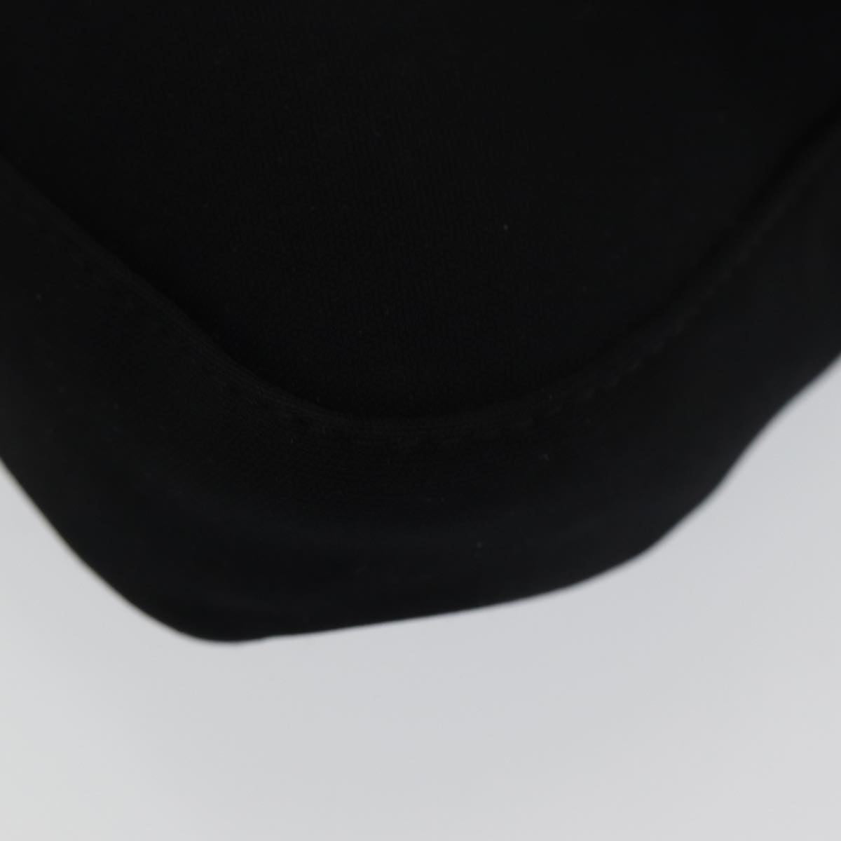 FENDI Mamma Baguette Shoulder Bag Nylon Black Silver ki4707