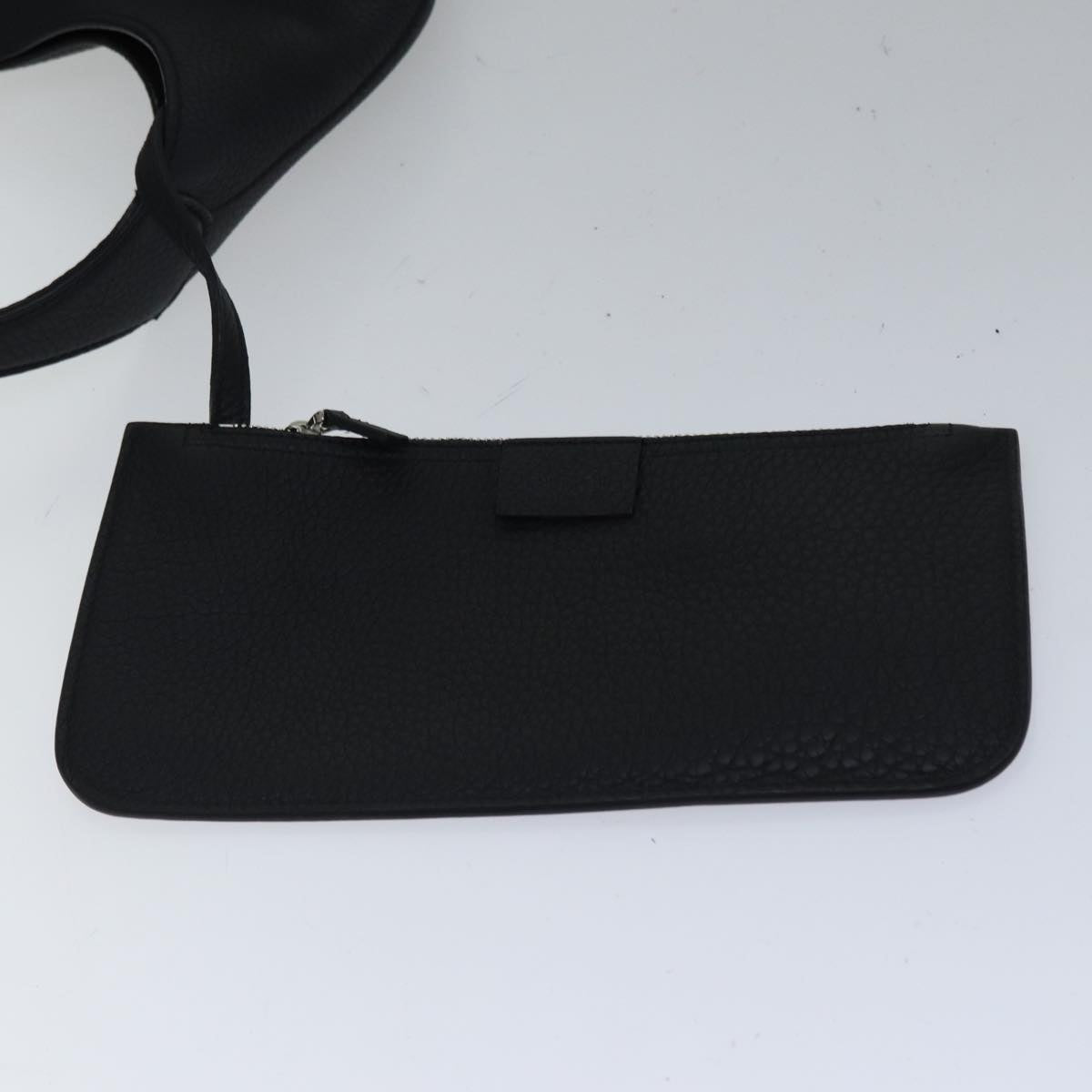 GUCCI New Jackie Shoulder Bag Leather Black ki4908