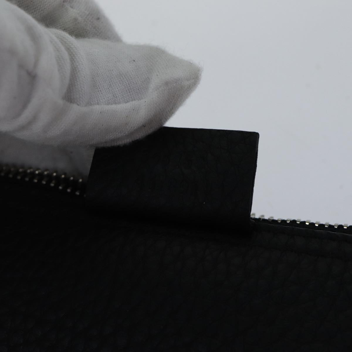 GUCCI New Jackie Shoulder Bag Leather Black ki4908