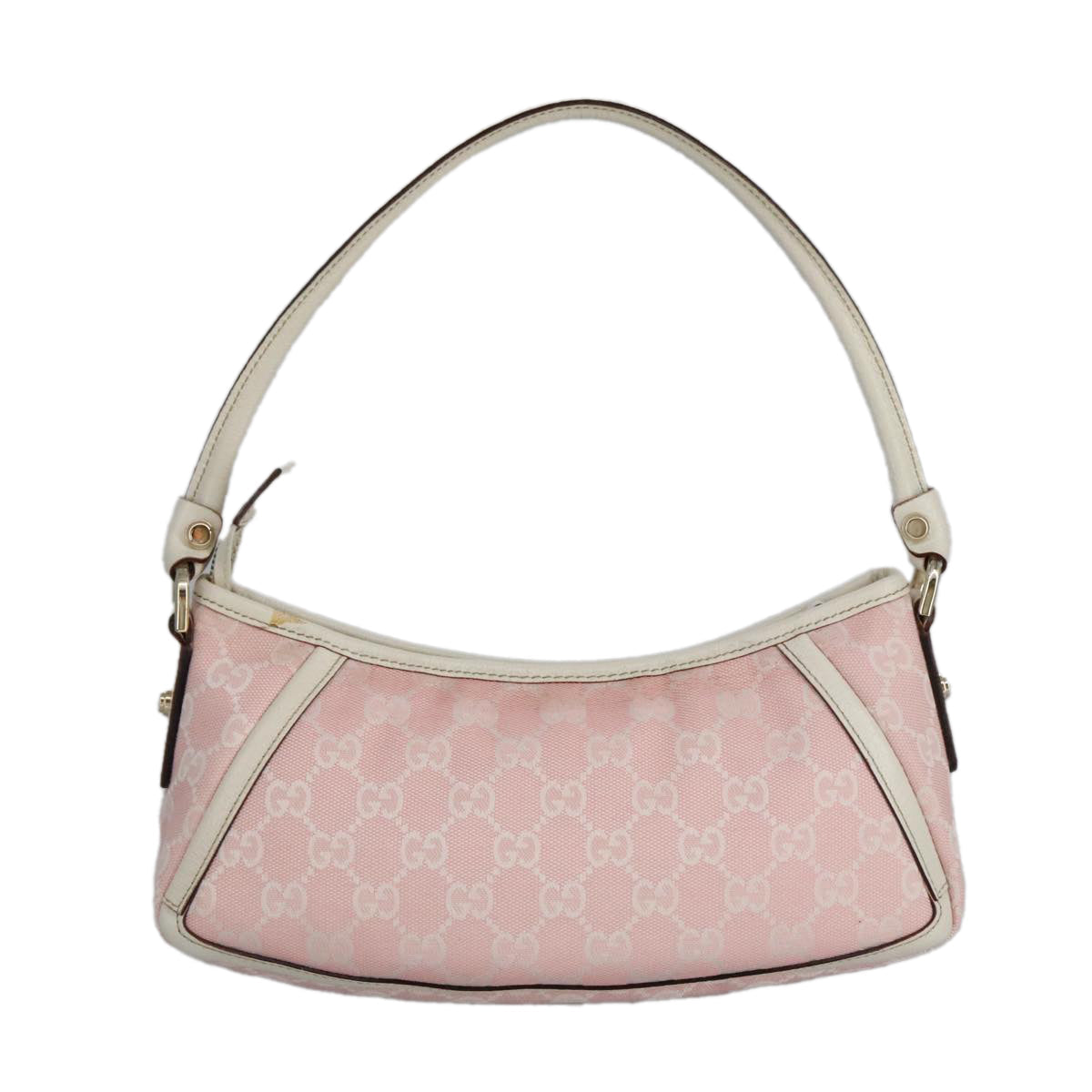 GUCCI GG Canvas Shoulder Bag Pink 130939 ki5065