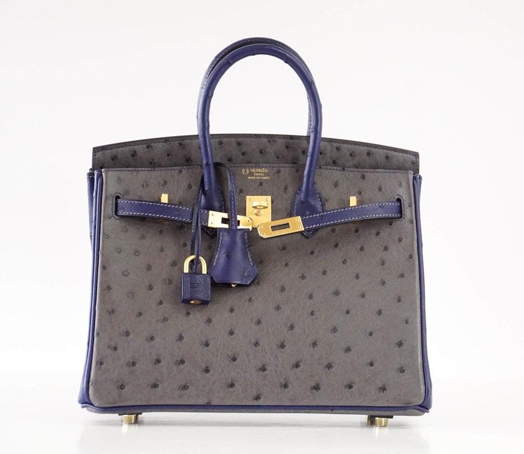 HermÃƒÆ’Ã‚Â¨s Birkin 25 HSS Two-Tone Ostrich Bag