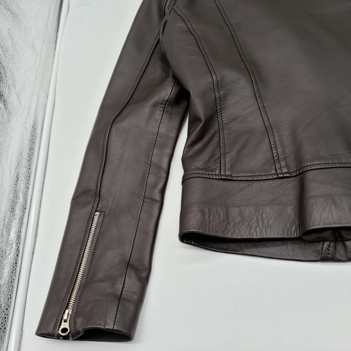 Leather Brown Lambskin Jacket