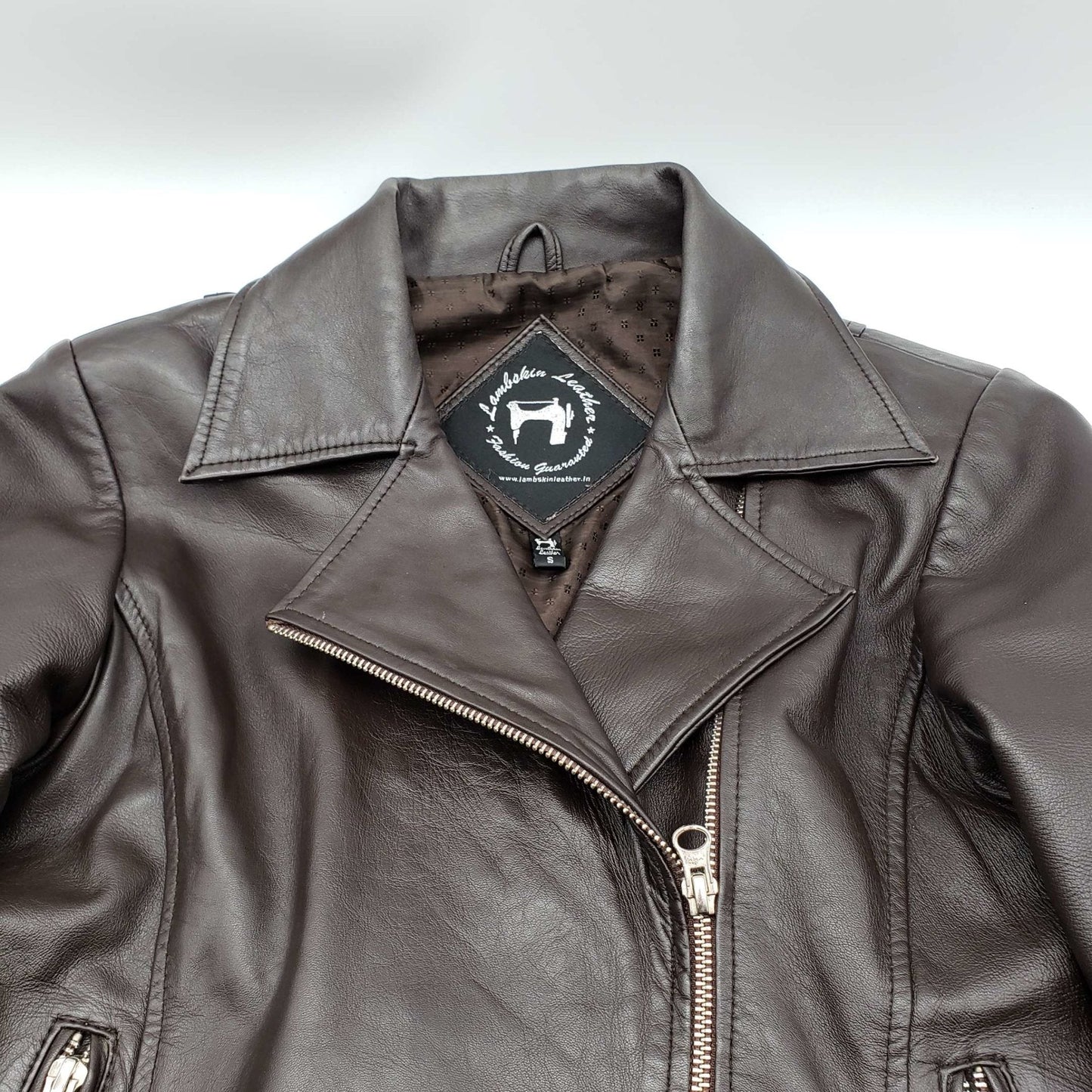 Leather Brown Lambskin Jacket