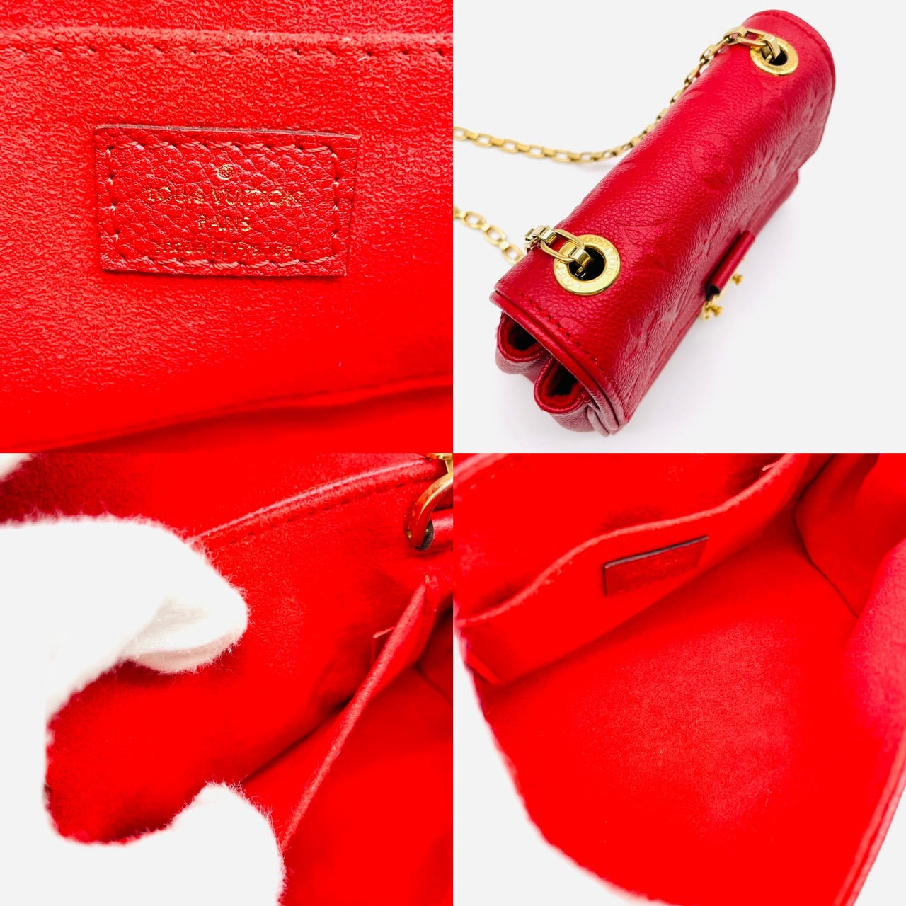 LOUIS VUITTON Empreinte Saint-Germain BB Cerise