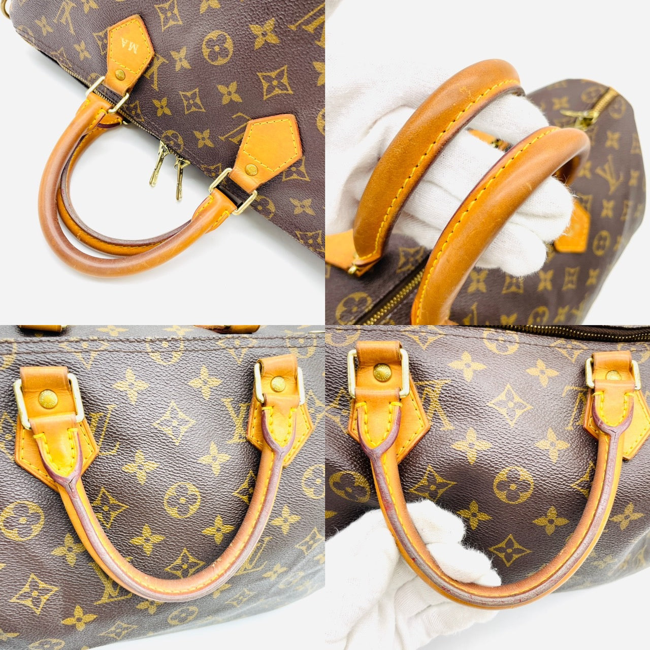 LOUIS VUITTON Monogram Speedy BandriÃ¨re 35