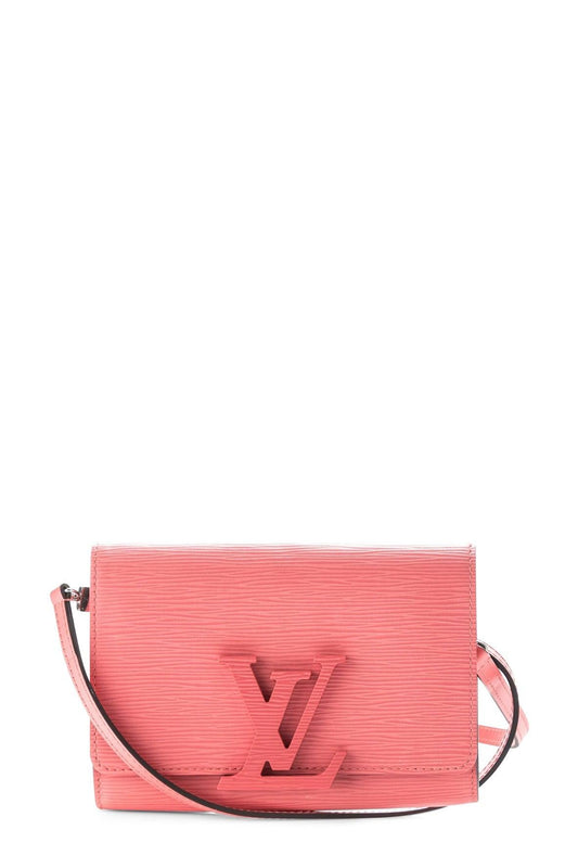 Epi Louise Clutch Coral with Strap