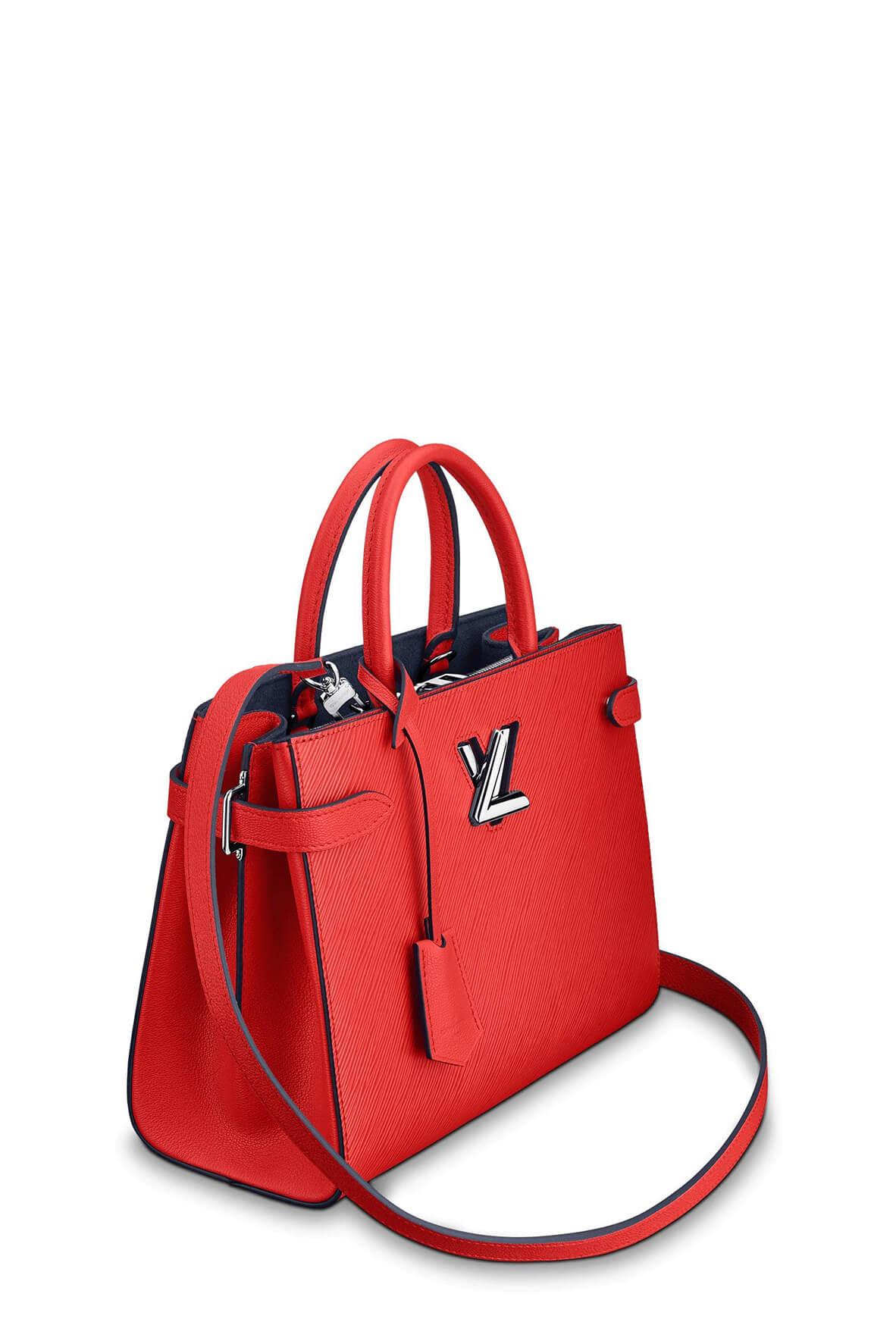 Epi Twist Tote Coquelicot