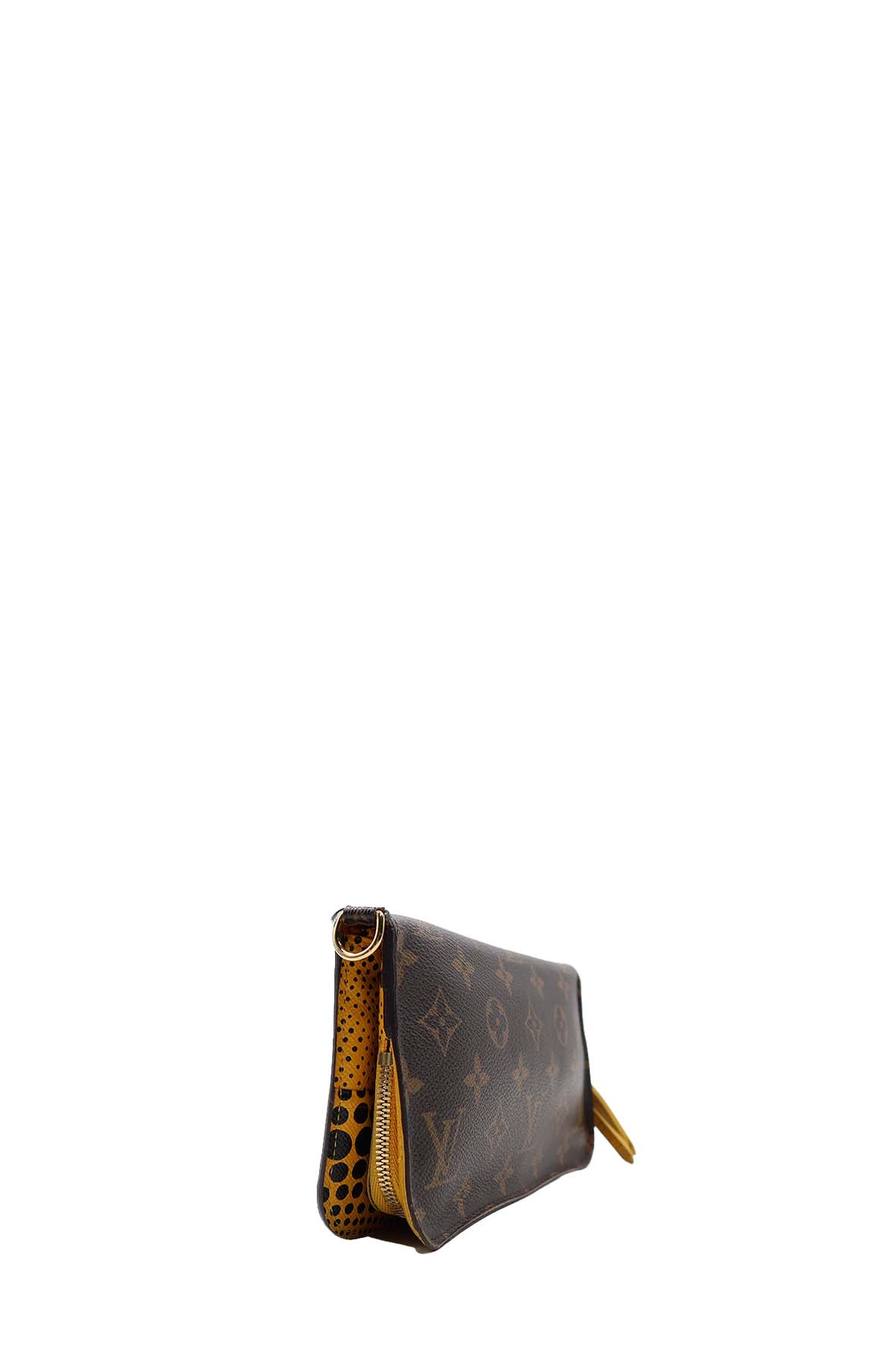 Monogram Insolite Wallet Yayoi Kusama Brown Yellow Black