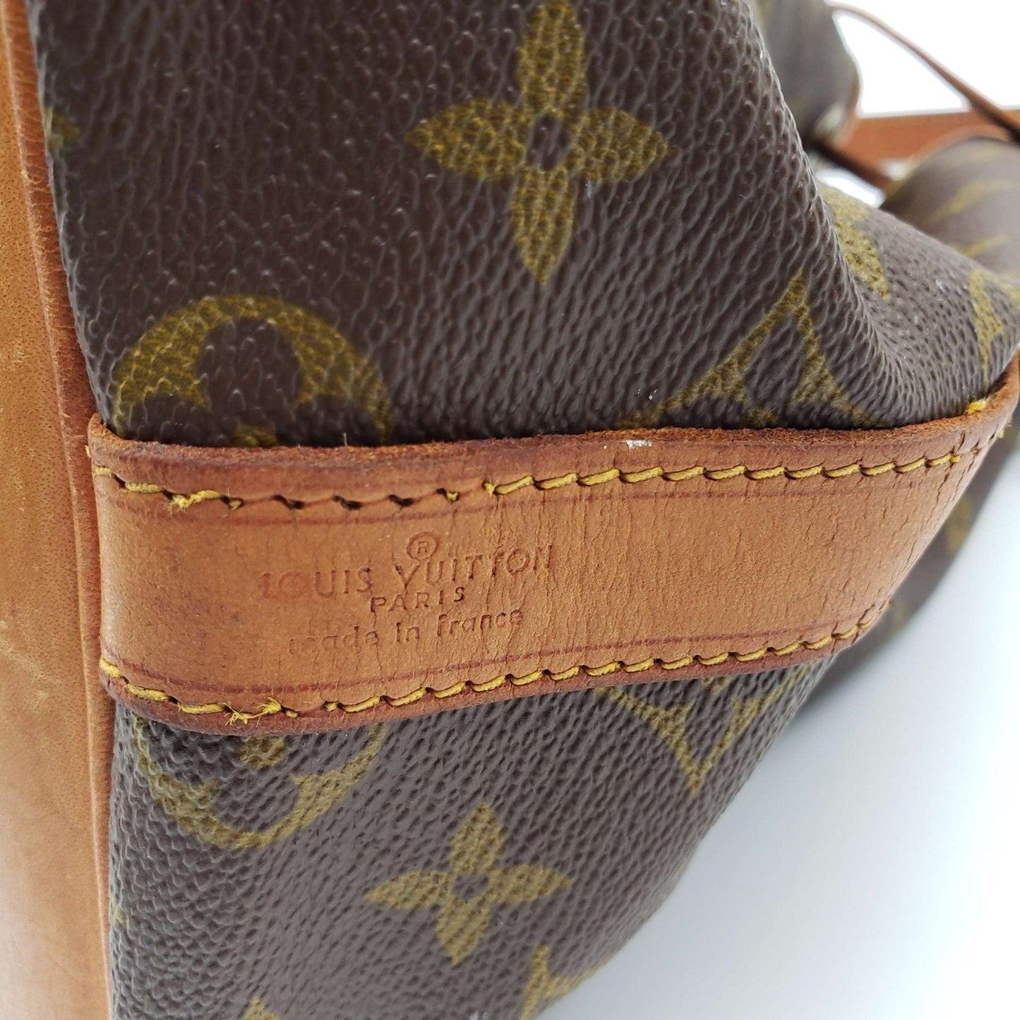 LOUIS VUITTON MONOGRAM PETIT NOE DRAWSTRING BAG