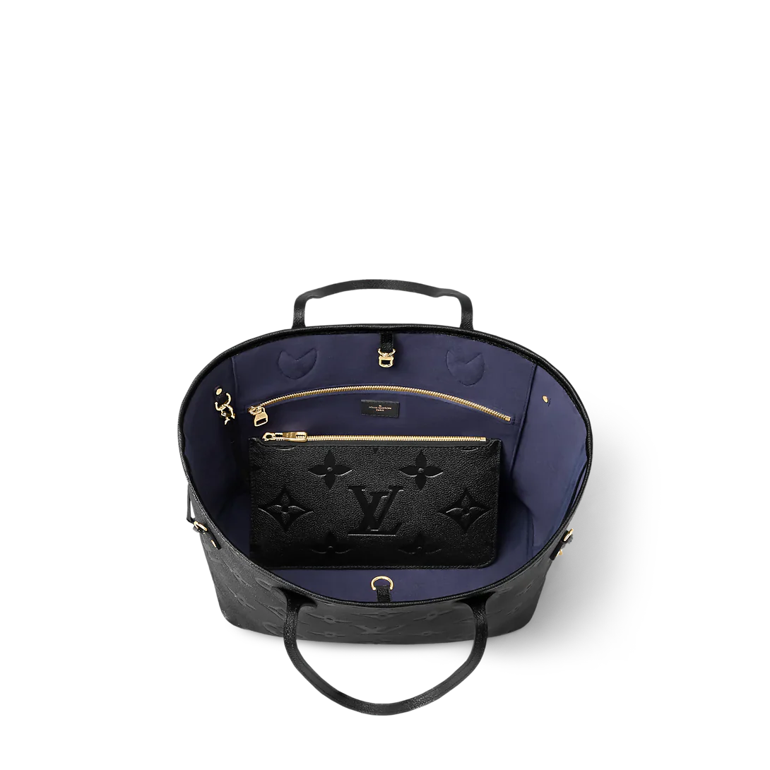 Louis Vuitton Neverfull MM Monogram empriente Black