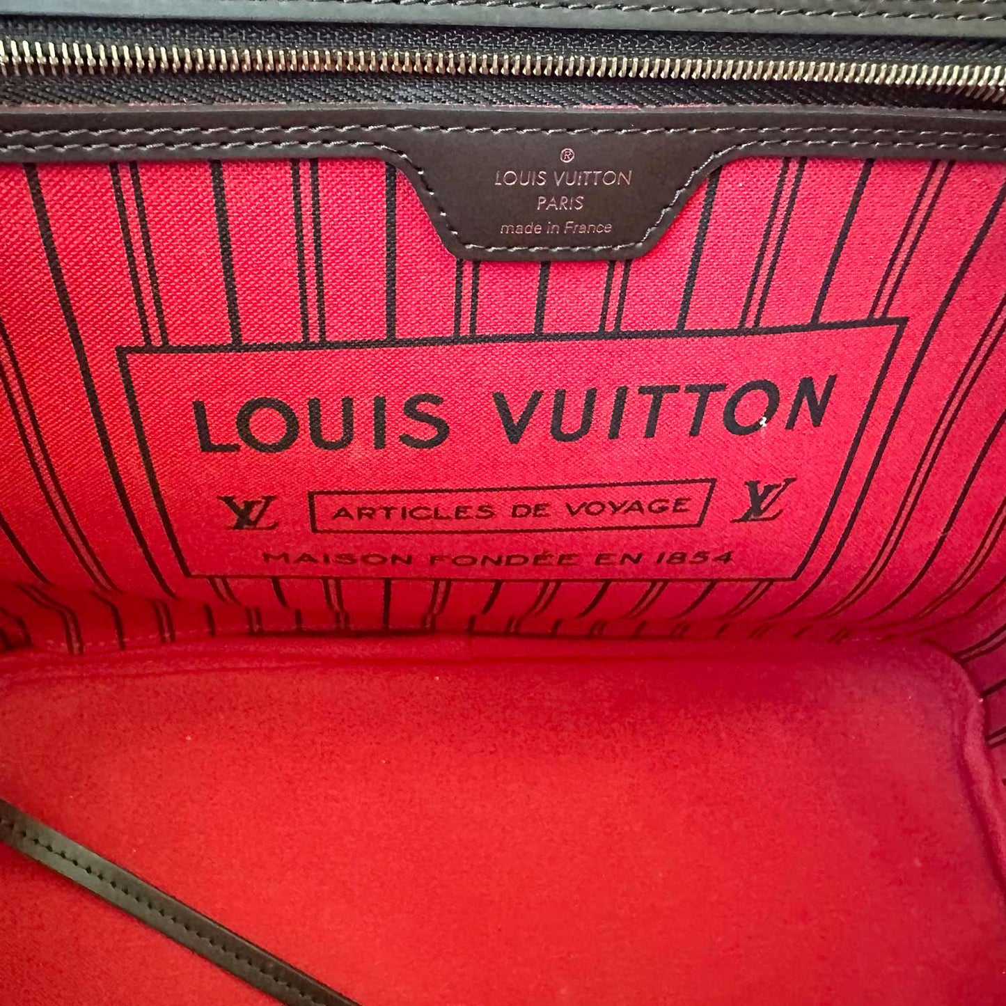 Louis Vuitton Damier Ebene Neverfull MM