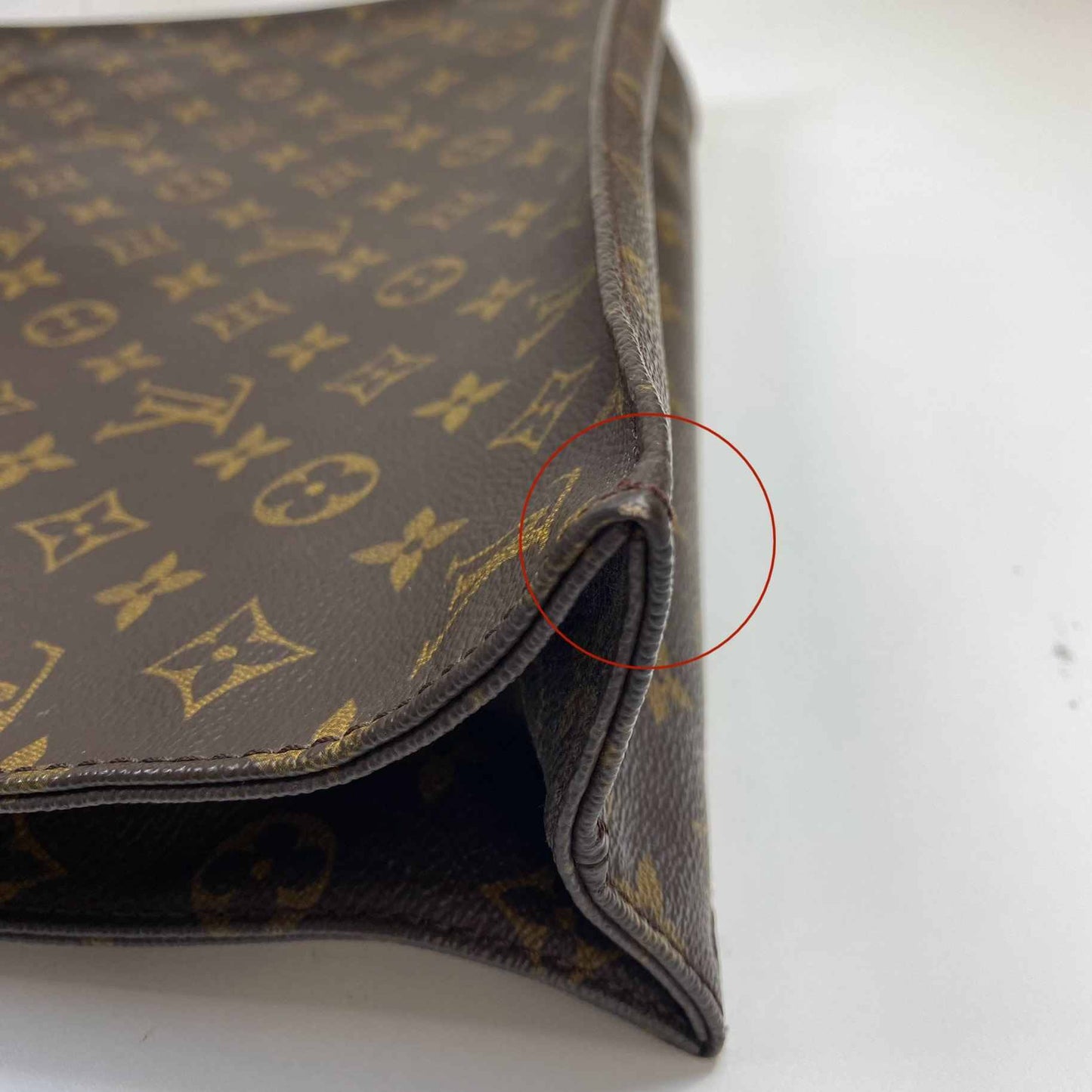 Men's Sac Plat Tote Bag Brown