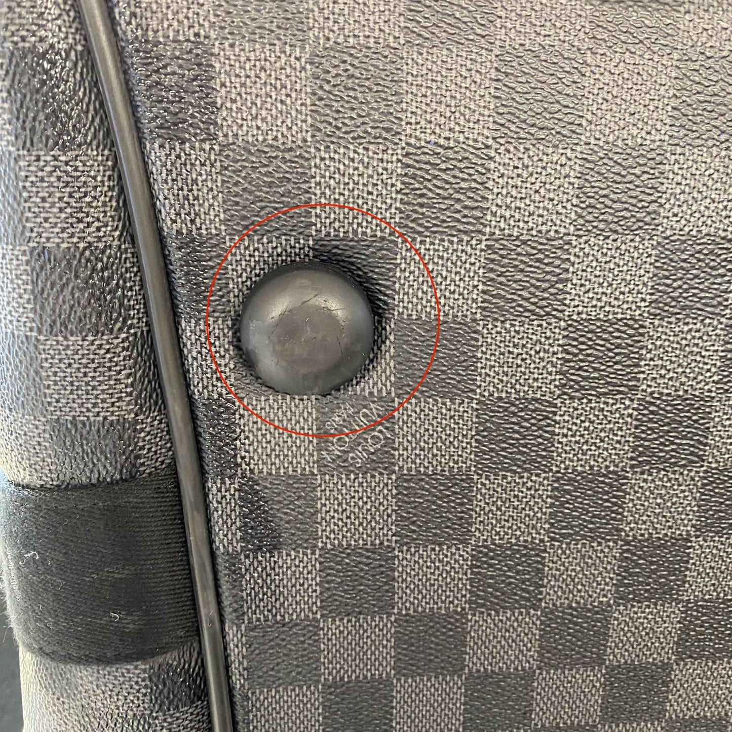 Men's Neo Eole Damier Duffle Suitcase Black