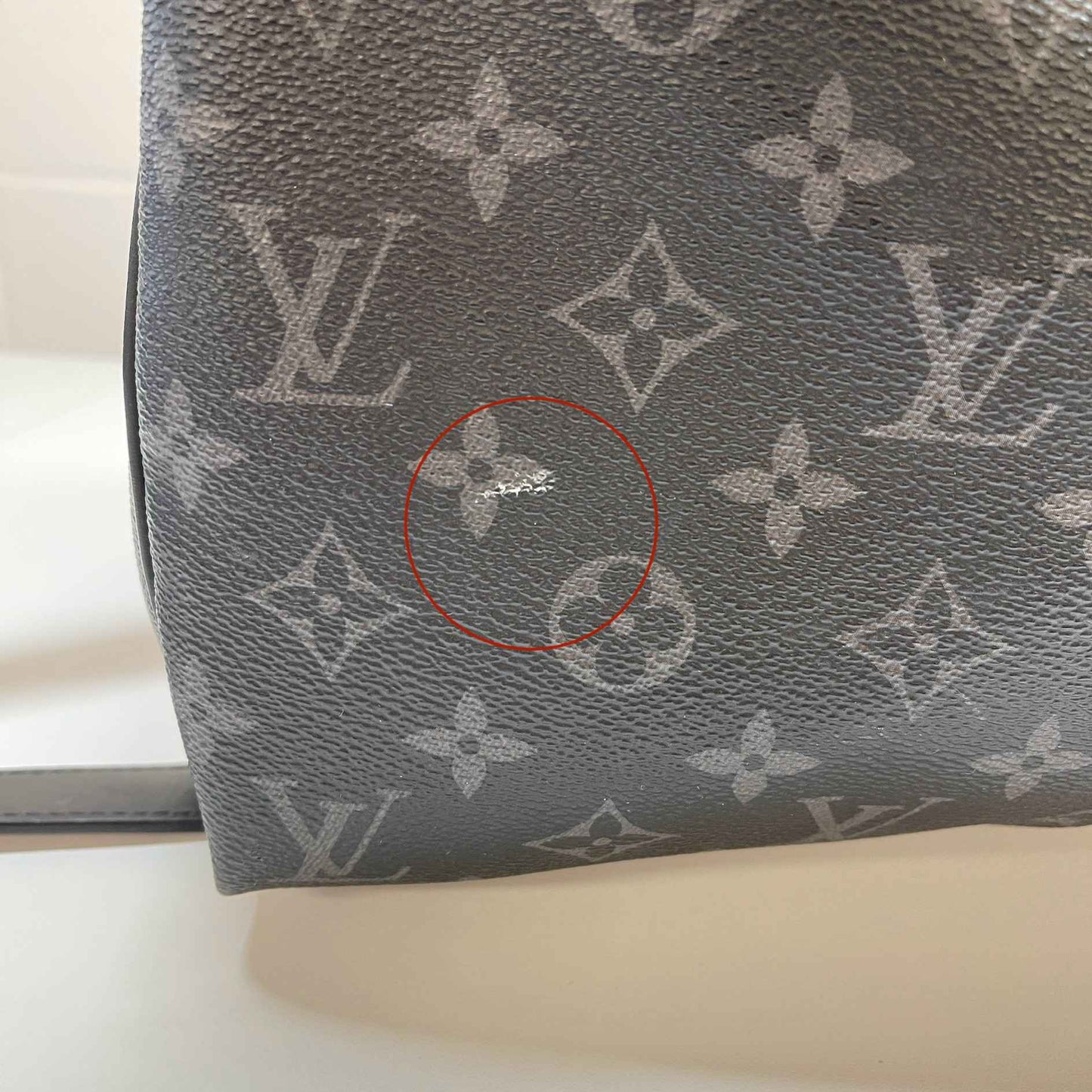 Men's Keepall 45 Monogram Eclipse Bag Black