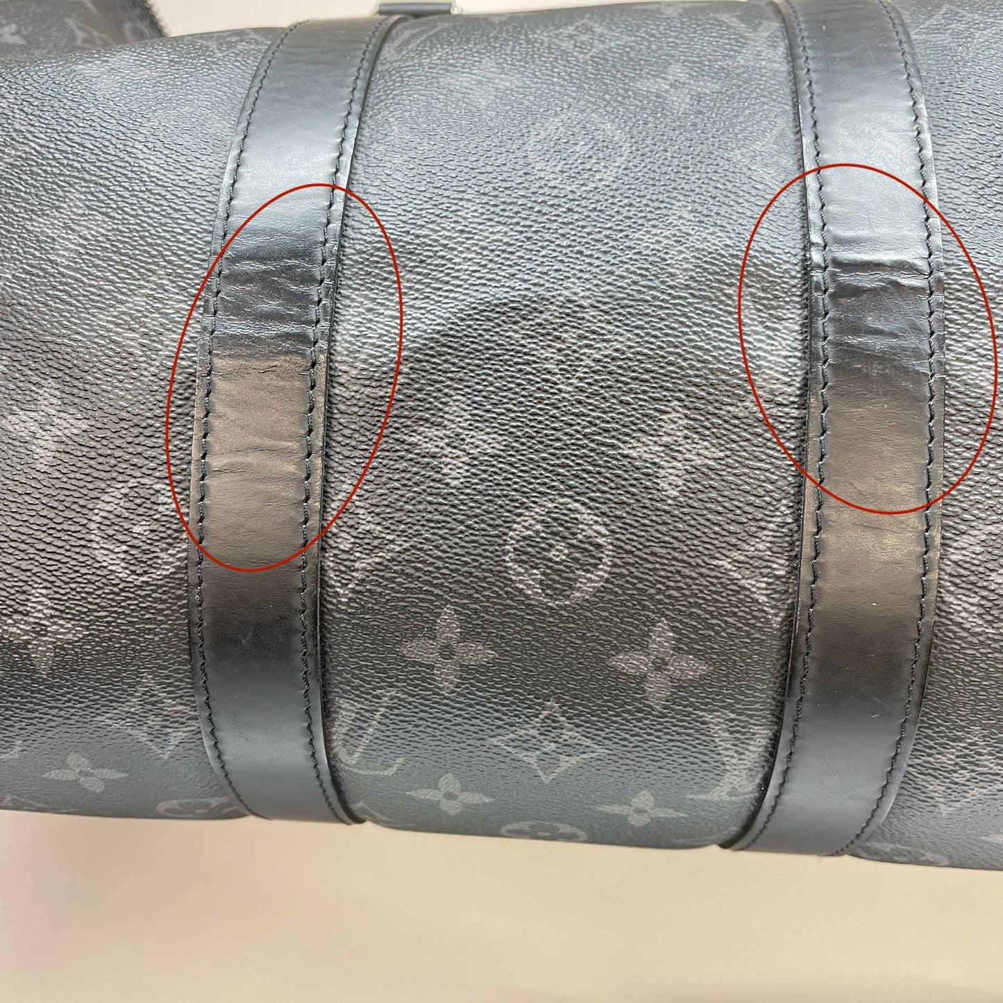 Men's Keepall 45 Monogram Eclipse Bag Black