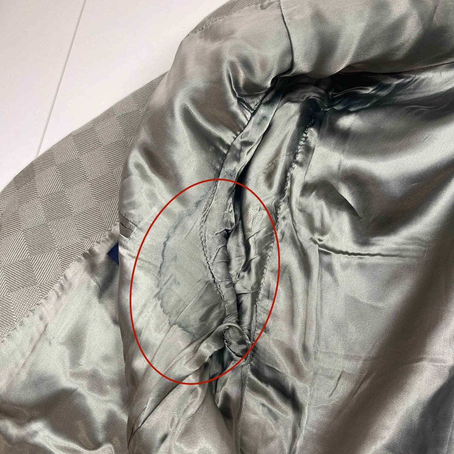 Men's Damier Jacket Jacket Grey Size IT 48 / M